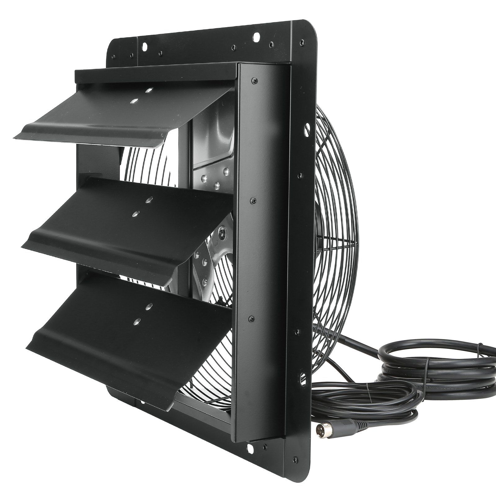 VEVOR 14" Shutter Exhaust Fan - EC Motor, 1513 CFM, Temp & Humidity Control
