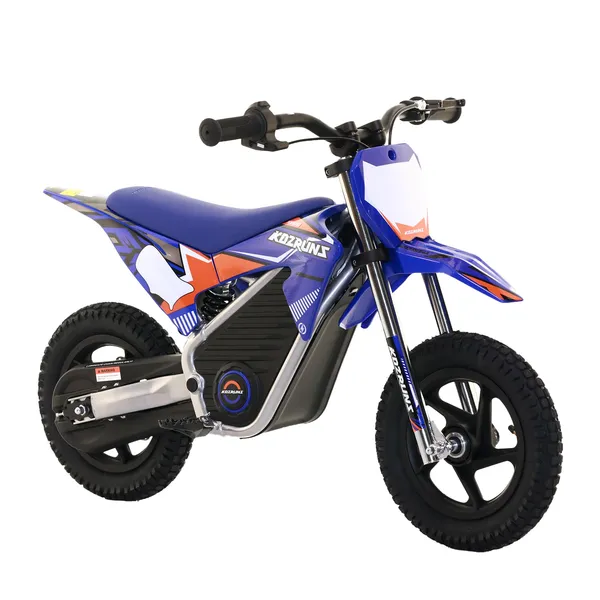 MX-E150 12 Inch For 3-6 Year Old Children Off-road Racing, Maximum Speed 13km/h 150W Mid-mounted Brushed Motor Cruising Range 10km Rear Mechanical Disc Brakes And Spring Shock Absorbers.